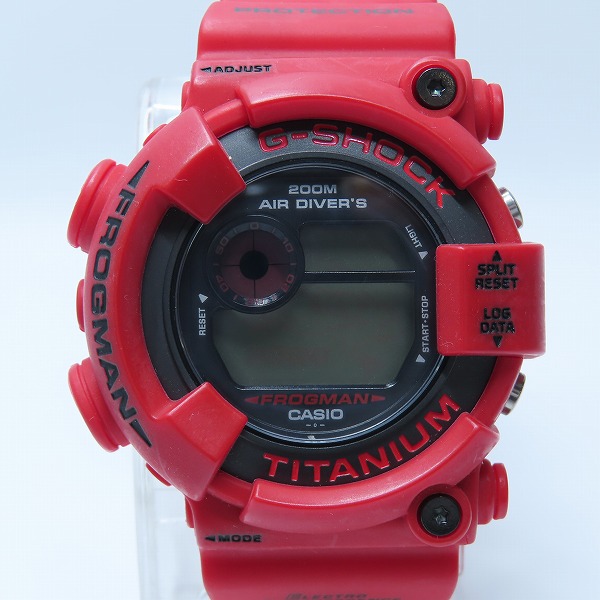 実際に弊社で買取させて頂いたG-SHOCK/Gショック FROGMAN 2000年特別仕様モデル 赤蛙 DW-8200F-4JR【動作未確認】