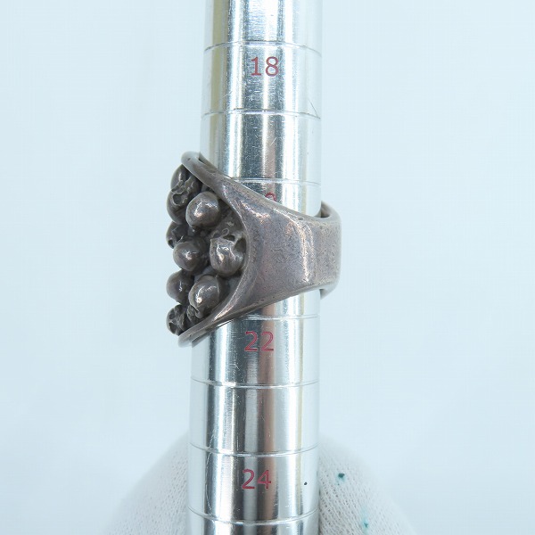 実際に弊社で買取させて頂いたSTANLEY GUESS/スタンリーゲス マルチスカルオーバルリング 21号の画像 7枚目