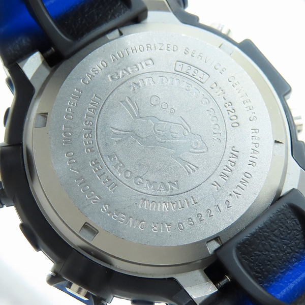 実際に弊社で買取させて頂いた【カスタム】G-SHOCK/Gショック FROGMAN/フロッグマン DW-8200LGの画像 3枚目