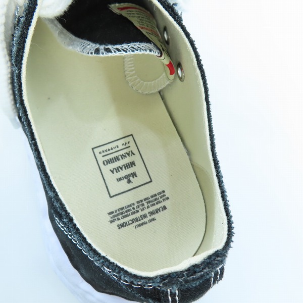 実際に弊社で買取させて頂いたMaison MIHARA YASUHIRO/メゾンミハラヤスヒロ ピーターソン/ローカットスニーカー A11FW702/44の画像 4枚目