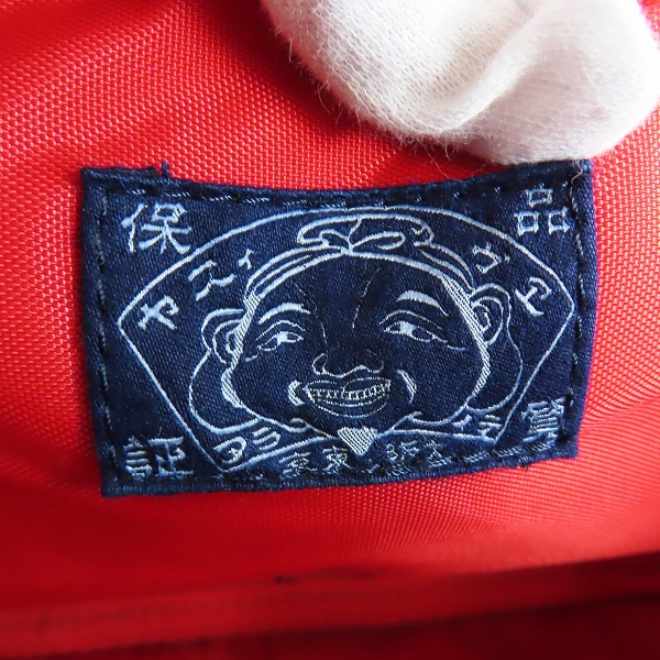 実際に弊社で買取させて頂いたEVISU GOLF/エビスゴルフ ゴルフバッグ ボストンバック スパイク収納 デニム×レザーの画像 5枚目