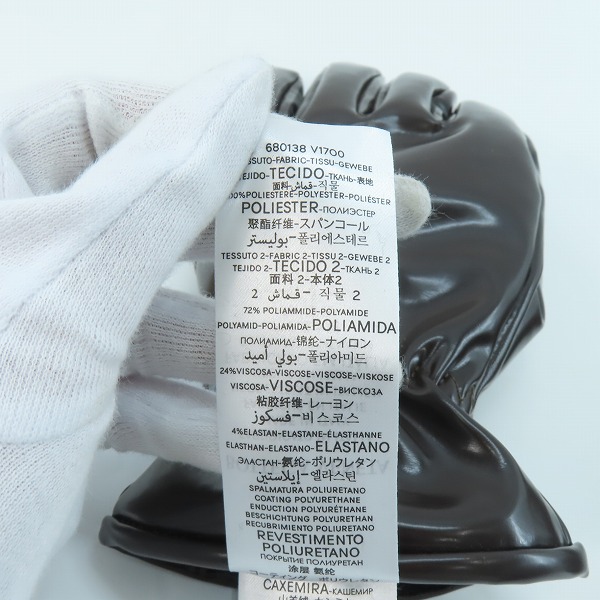 実際に弊社で買取させて頂いたBOTTEGA VENETA/ボッテガヴェネタ レザーグローブ 680138 V17O0の画像 5枚目