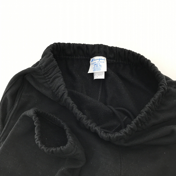 実際に弊社で買取させて頂いたChampion/チャンピオン REVERSE WEAVE/リバースウィーブ スウェットパンツ/ブラック/Sの画像 5枚目