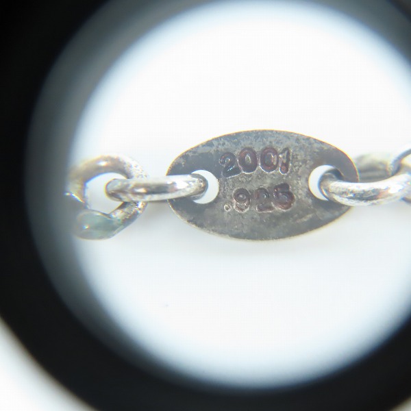 実際に弊社で買取させて頂いたCHROME HEARTS/クロムハーツ ロールチェーン 18インチの画像 3枚目