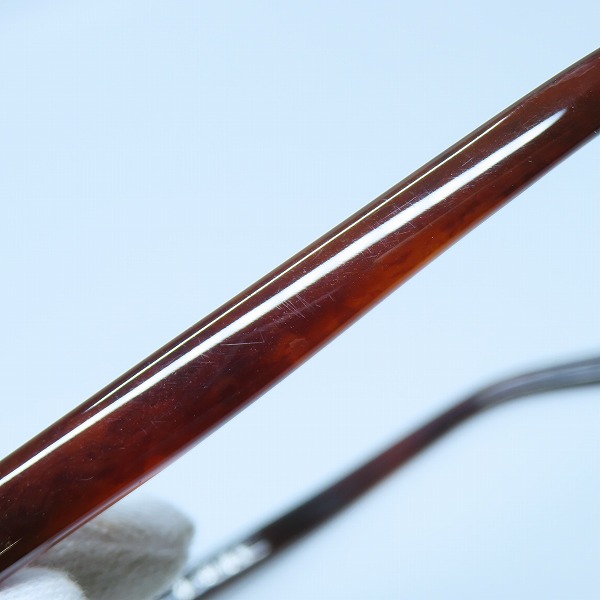 実際に弊社で買取させて頂いた泰八郎謹製/タイハチロウキンセイ 手造 セルロイド T-102 メガネフレーム/アイウェアの画像 7枚目