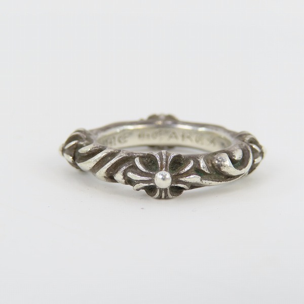 実際に弊社で買取させて頂いた【インボイス原本付】CHROME HEARTS/クロムハーツ SBT BAND/SBTバンド リング 13号の画像 2枚目