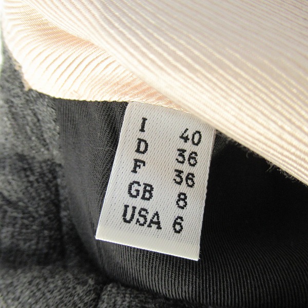 実際に弊社で買取させて頂いたJean Paul GAULTIER FEMME/ジャンポールゴルチエ ファム ウール コート グレー/40の画像 3枚目