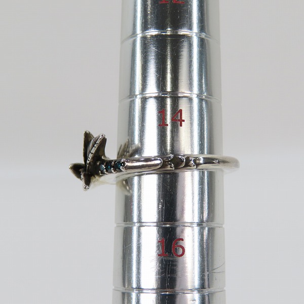 実際に弊社で買取させて頂いた【ギャラ付き】Bloody Mary/ブラッディマリー カナリア リング ストーン 15号の画像 7枚目