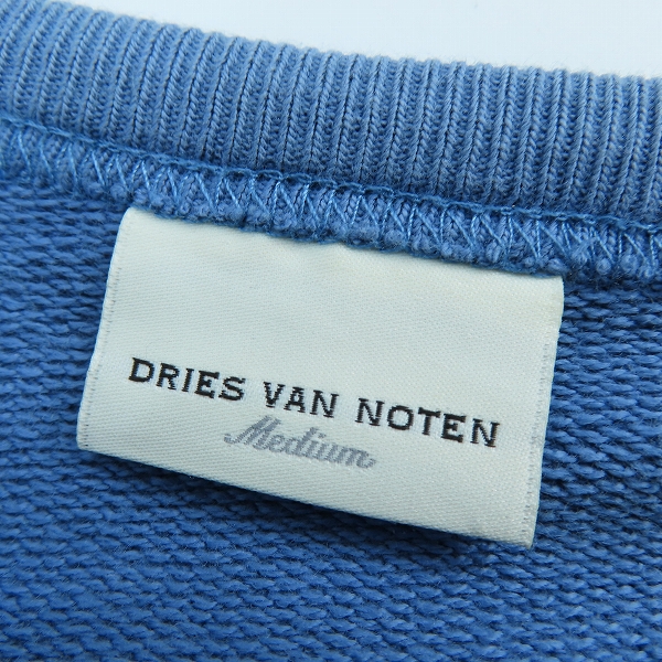 実際に弊社で買取させて頂いたDRIES VAN NOTEN/ドリスヴァンノッテン オーバーサイズ クルーネックスウェット Mの画像 2枚目