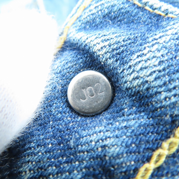 実際に弊社で買取させて頂いたLevi's/リーバイス 復刻 BIG E/ボタン裏刻印J02 1st タイプデニムジャケット/71506/36の画像 4枚目