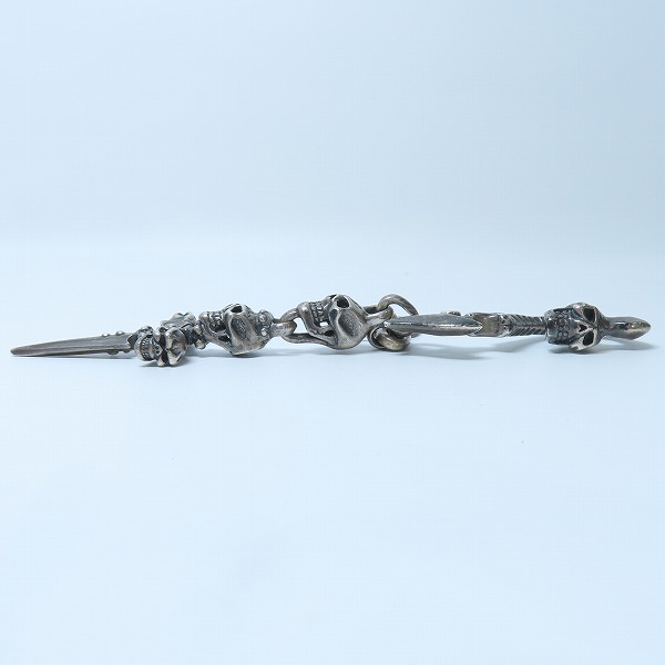 実際に弊社で買取させて頂いたTRAVIS WALKER/トラヴィスワーカー スカルダガー キーフックの画像 2枚目