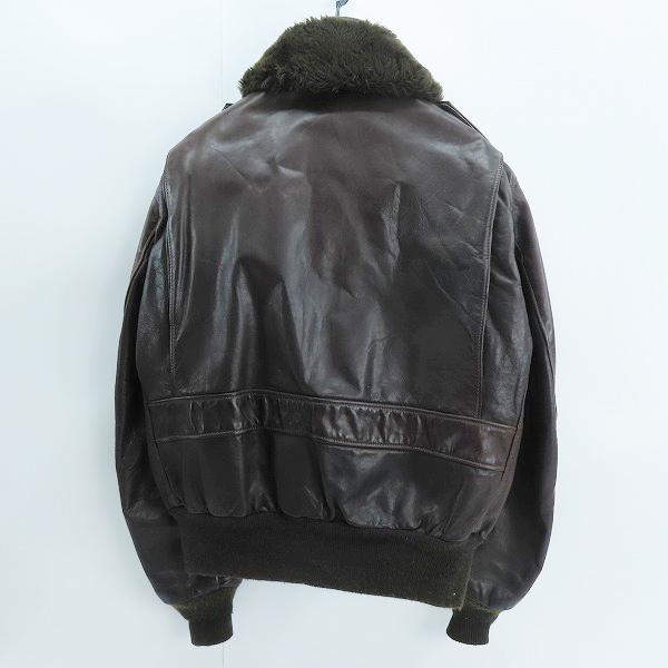 実際に弊社で買取させて頂いたSchott/ショット G-1タイプ ボアライナー付き ミリタリー ジャケット/44の画像 1枚目