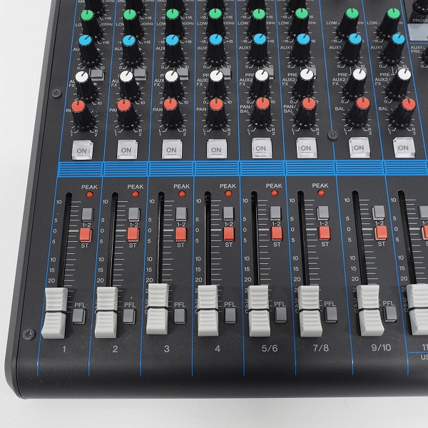 実際に弊社で買取させて頂いたYAMAHA/ヤマハ MG12XU 12チャンネル アナログミキサー【通電確認済】の画像 3枚目