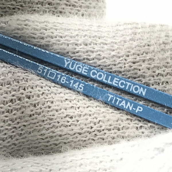 実際に弊社で買取させて頂いたTAKANORI YUGE/タカノリユゲ MIST メガネフレーム アイウェア TY-37の画像 5枚目