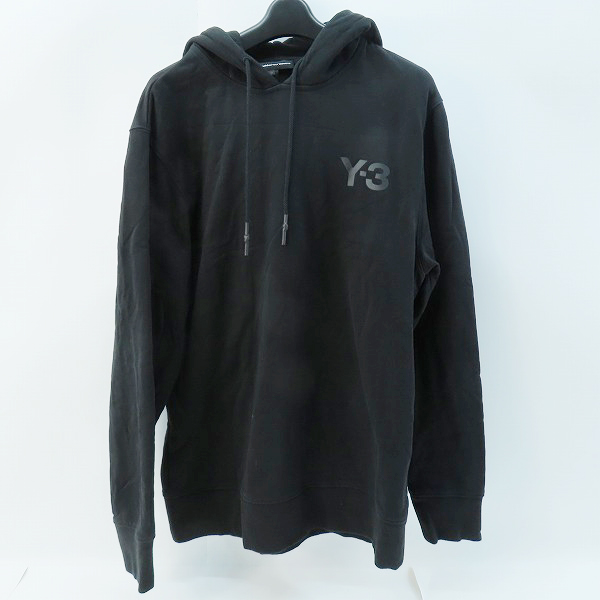 実際に弊社で買取させて頂いたY-3/ワイスリー adidas/アディダス×Yohji Yamamoto/ヨウジヤマモト ロゴ プルオーバー パーカー CF0467/L