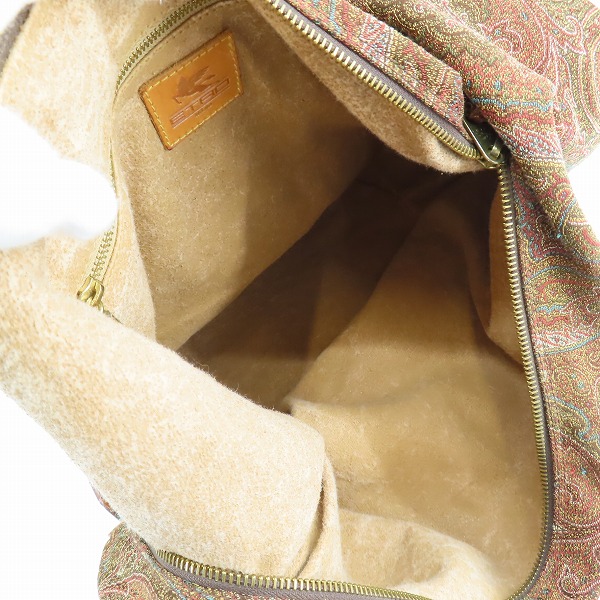 実際に弊社で買取させて頂いた【難有含む】ETRO/エトロ ペイズリー柄 ショルダーバッグ/ミニバッグ/巾着 3点セットの画像 6枚目