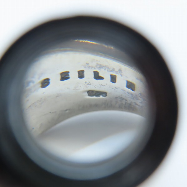 実際に弊社で買取させて頂いたMARS/マーズ FOR SEILIN MARINE/マリーン イカリ シルバー カレッジリング 17号の画像 8枚目