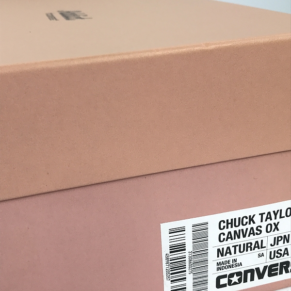 実際に弊社で買取させて頂いたCONVERSE ADDICT/コンバース アディクト CHUCK TAYLOR CANVAS OX/チャックテイラー ビブラムソール スニーカー 1SD398/28の画像 7枚目