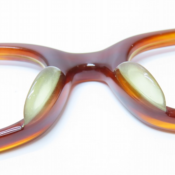 実際に弊社で買取させて頂いた泰八郎謹製/タイハチロウキンセイ 手造 セルロイド T-102 メガネフレーム/アイウェアの画像 3枚目