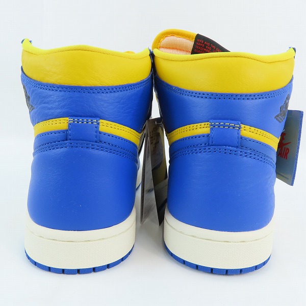 実際に弊社で買取させて頂いた【未使用】NIKE/ナイキ WMNS AIR JORDAN 1 RETRO HIGH OG/エアジョーダン 1 レトロ ハイ リバースレイニー FD2596-700/25.5の画像 1枚目