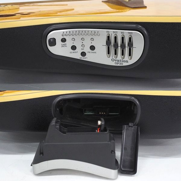実際に弊社で買取させて頂いた★Ovation/オベーション Celebrity CS288 エレアコ/アコースティックギター/アコギ ハードケース付 の画像 7枚目