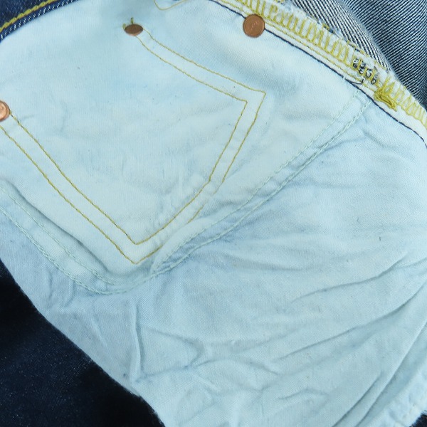 実際に弊社で買取させて頂いたLee/リー RIDERS 1945年モデル 復刻 デニムパンツ Lot 101-B/29×33の画像 7枚目