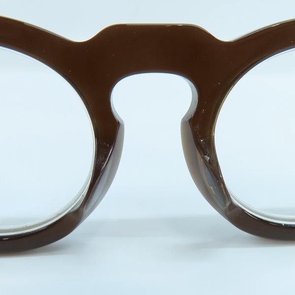 実際に弊社で買取させて頂いたJacques Durand/ジャックデュラン 度入り眼鏡/メガネ/アイウェア フレンチヴィンテージ ボストン タイプの画像 3枚目