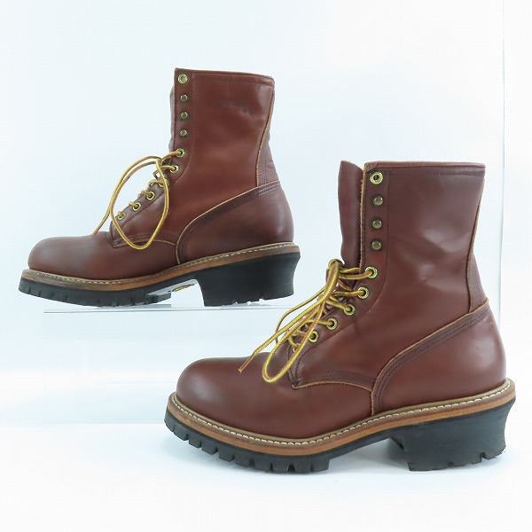 実際に弊社で買取させて頂いたRED WING/レッドウィング ロガーブーツ 4418/8.5Dの画像 3枚目