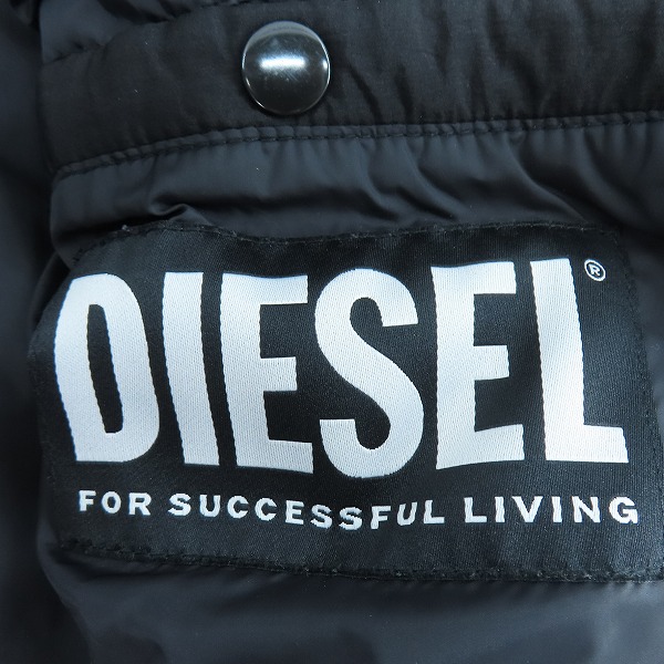 実際に弊社で買取させて頂いたDIESEL/ディーゼル ダウン ジップアップ ジャケット/Lの画像 4枚目