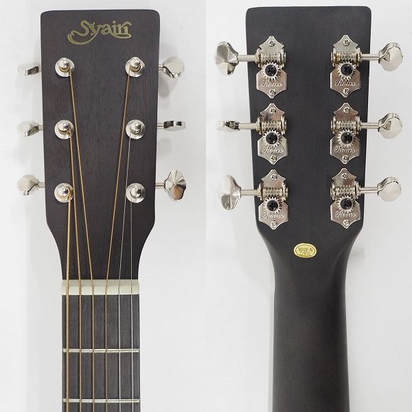 実際に弊社で買取させて頂いた★S.Yairi/ヤイリ Compact Acoustic Series YM-02/BLK ミニアコースティックギター/アコギ ソフトケース付の画像 2枚目