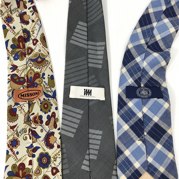 実際に弊社で買取させて頂いた【おまとめ】ISSEY MIYAKE/イッセイミヤケ MISSONI/ミッソニー JPRESS/Jプレス 他 ネクタイの画像 2枚目
