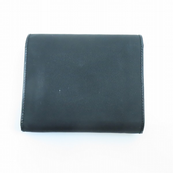 実際に弊社で買取させて頂いたPRADA/プラダ  ブラック ナイロン 二つ折り財布 1M0170の画像 1枚目
