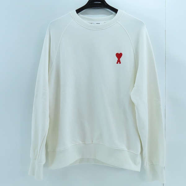 実際に弊社で買取させて頂いたami alexandre mattiussi/アミ アレクサンドルマテュッシ ハート刺繍 トレーナー E21HJ128.726/M