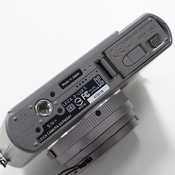 実際に弊社で買取させて頂いたLEICA/ライカ D-LUX 5 Titanium Special Set コンパクトデジタルカメラ 簡易動作確認済みの画像 6枚目
