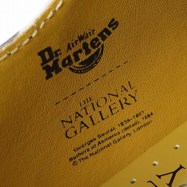 実際に弊社で買取させて頂いたDr.Martens/ドクターマーチン 1461 TNG BATHERS BLACK x MULTI 3ホールレザーシューズ/UK7の画像 5枚目