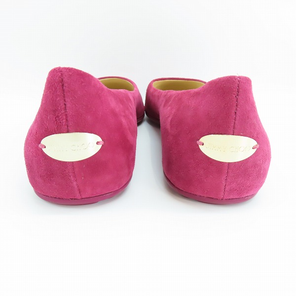 実際に弊社で買取させて頂いたJIMMY CHOO/ジミーチュウ GAZE FLAT スエード フラットパンプス /36の画像 1枚目