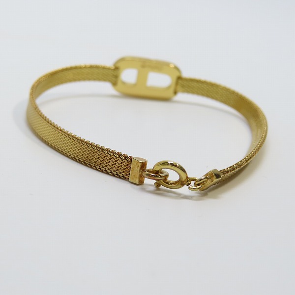 実際に弊社で買取させて頂いたChristian Dior/クリスチャンディオール ロゴ ブレスレットの画像 2枚目