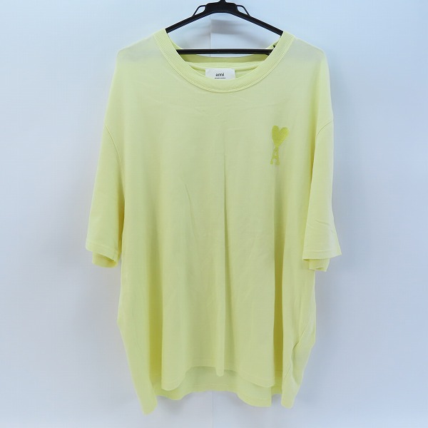 実際に弊社で買取させて頂いたami alexandre mattiussi/アミ アレクサンドルマテュッシ ハートロゴ刺繍/Tシャツ E22UTS002.726/XXXL