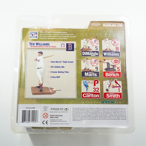 実際に弊社で買取させて頂いた(2)【未開封】MCFARLANE/マクファーレン SPORTSPICKS ボストン・レッドソックス #9 TED Willoams フィギュアの画像 1枚目