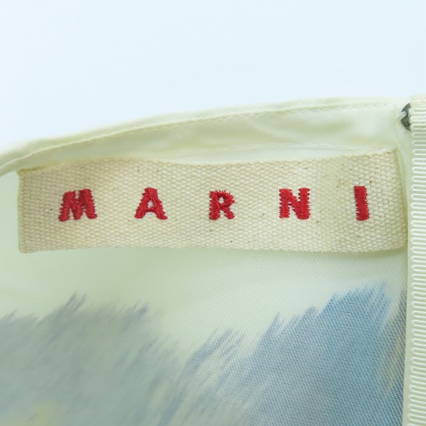 実際に弊社で買取させて頂いたMARNI/マルニ ワンピース ポリエステル C18ABMA0001QTP614-FUB57/36の画像 2枚目