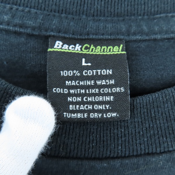 実際に弊社で買取させて頂いたBack Channel/バックチャンネル ロゴ/自由の女神 プリント ロンT/カットソー /Lの画像 2枚目