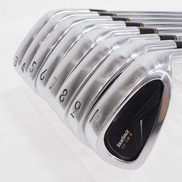 実際に弊社で買取させて頂いたBRIDGESTONE/ブリヂストン TOURSTAGE/ツアーステージ 55-HM Ⅱ アイアン #3～9,Pw 8本セット Dynamic Gold FLEX:S200