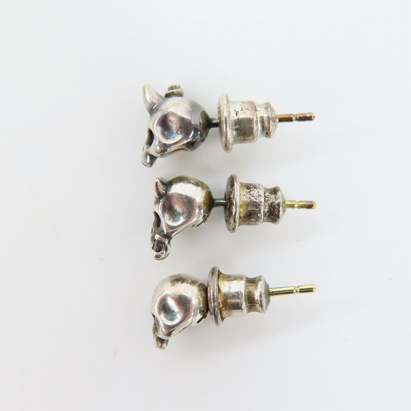 実際に弊社で買取させて頂いた【ギャラ付き】KONRON/コンロン スラムブラザーズ ピアス 3点セットの画像 2枚目