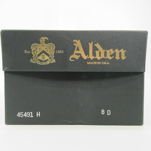 実際に弊社で買取させて頂いたALDEN/オールデン タンカーブーツ クロムエクセル 45491H/8Dの画像 9枚目
