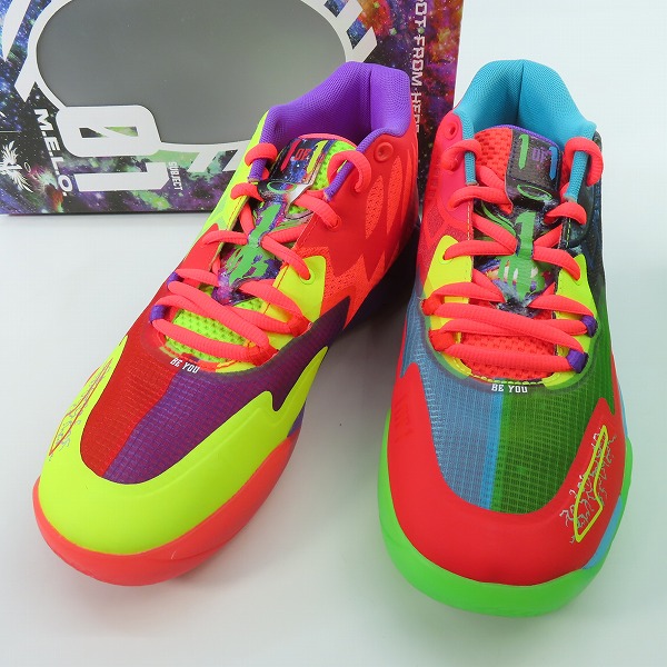 実際に弊社で買取させて頂いたPUMA/プーマ MB.01 Be You "Multi/Green Gecko"/MB.01 ビー ユー "マルチ/グリーン ゲッコー" 376813-01/27.5