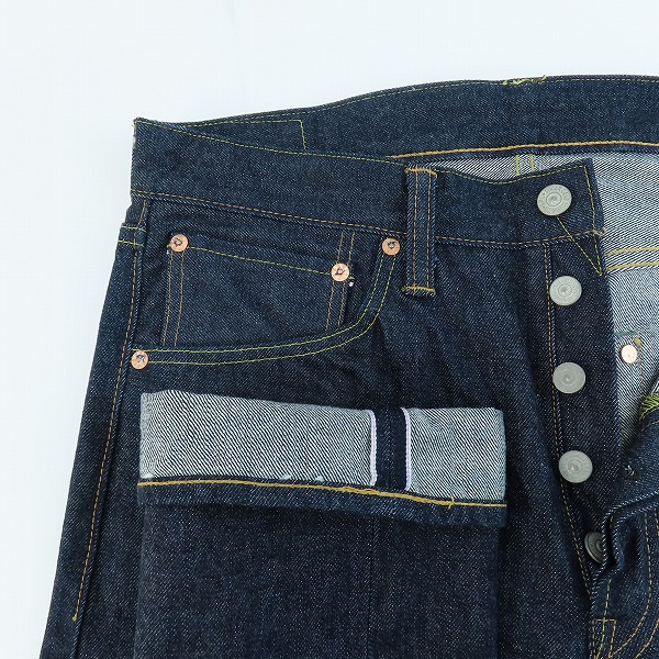 実際に弊社で買取させて頂いた【未使用】SUGAR CANE/シュガーケーン 2021モデル スタンダード デニムパンツ SC42021/W32L30の画像 2枚目