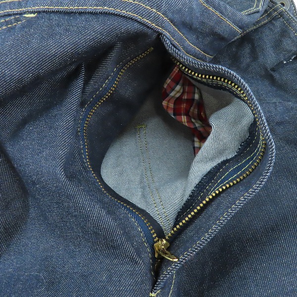 実際に弊社で買取させて頂いたJUNYA WATANABE COMME des GARCONS MAN/ジュンヤワタナベコムデギャルソンマン AD2011 オーバーオール WI-P028/XSの画像 5枚目