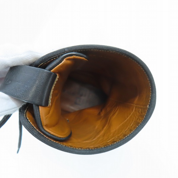 実際に弊社で買取させて頂いたGIVENCHY/ジバンシィ レザー レースアップコンバットブーツ SA0230/40の画像 4枚目