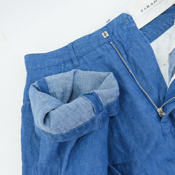 実際に弊社で買取させて頂いたFARAH/ファーラー Two Tuck Wide/ツータックワイドパンツ FR0301-W4009/29の画像 8枚目