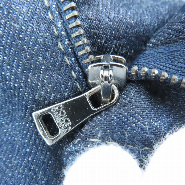 実際に弊社で買取させて頂いたDOLCE&GABBANA/ドルチェ&ガッバーナ 14GOLD メタルロゴプレート ペインター デニムパンツ/ジーンズ G3FFLP/G8I36/50の画像 6枚目